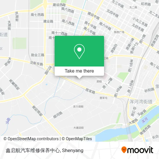 鑫启航汽车维修保养中心 map