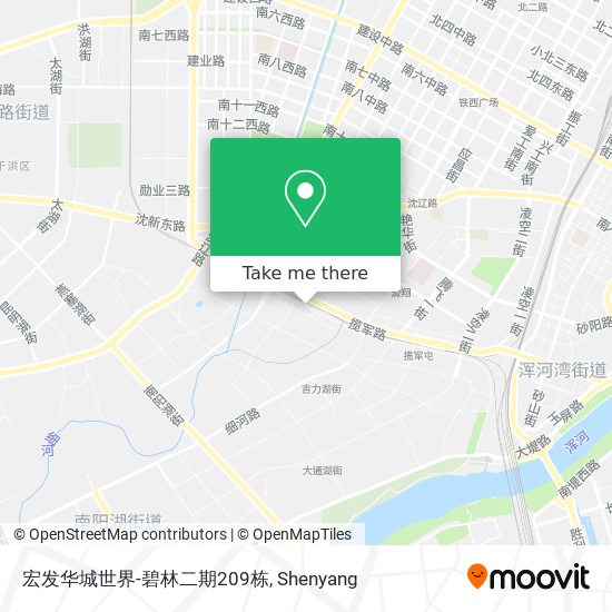 宏发华城世界-碧林二期209栋 map