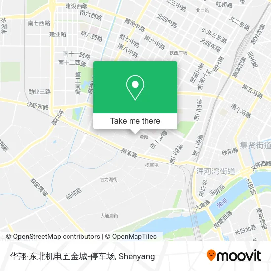 华翔·东北机电五金城-停车场 map