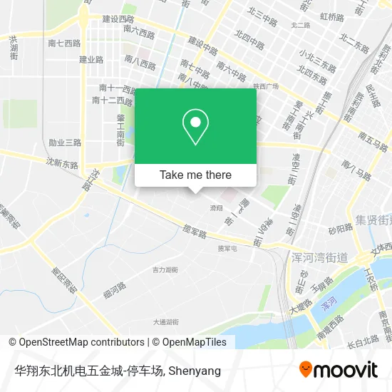 华翔东北机电五金城-停车场 map