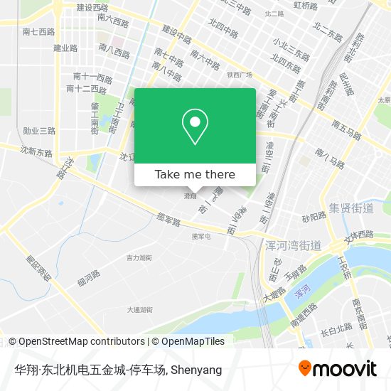 华翔·东北机电五金城-停车场 map