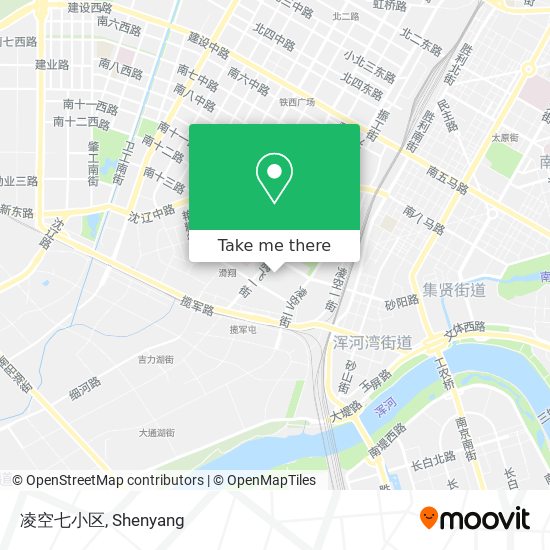 凌空七小区 map