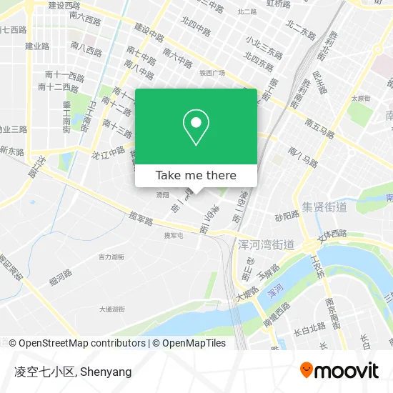 凌空七小区 map