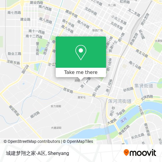 城建梦翔之家-A区 map