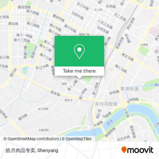 皓月肉品专卖 map