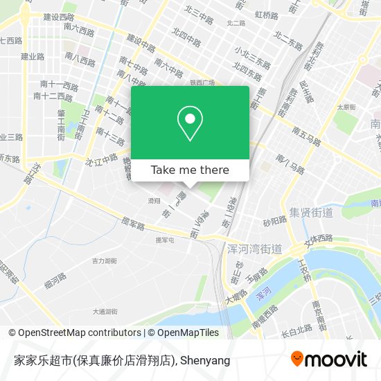 家家乐超市(保真廉价店滑翔店) map