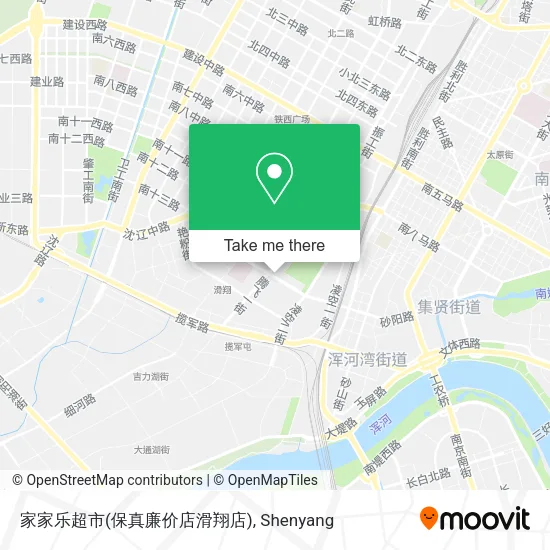 家家乐超市(保真廉价店滑翔店) map