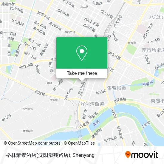 格林豪泰酒店(沈阳滑翔路店) map