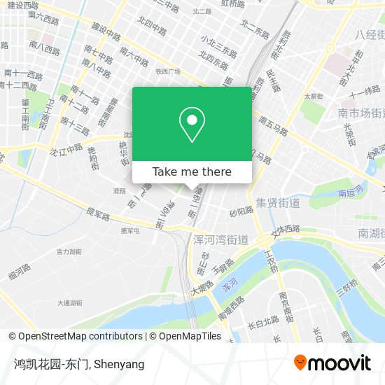 鸿凯花园-东门 map
