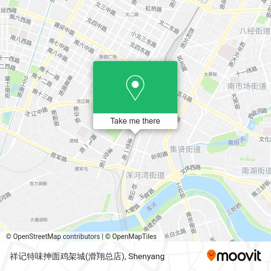 祥记特味抻面鸡架城(滑翔总店) map