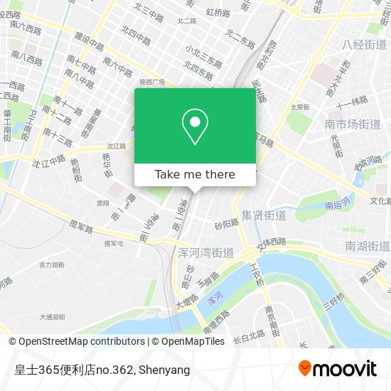 皇士365便利店no.362 map