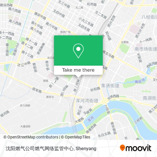沈阳燃气公司燃气网络监管中心 map