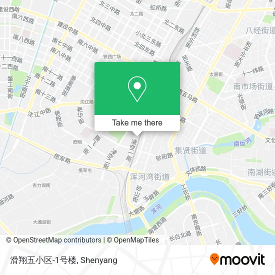 滑翔五小区-1号楼 map