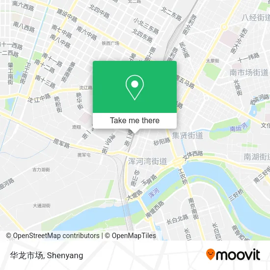 华龙市场 map