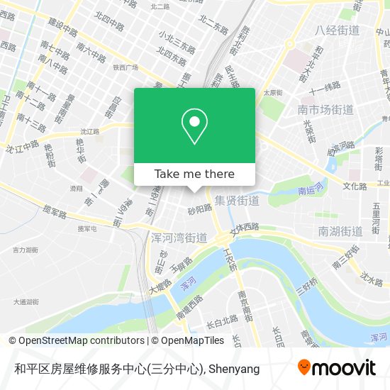 和平区房屋维修服务中心(三分中心) map