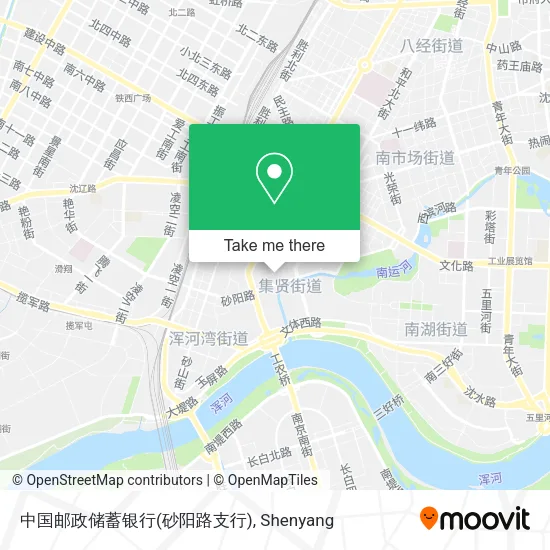 中国邮政储蓄银行(砂阳路支行) map