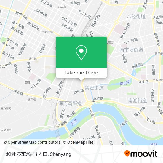 和健停车场-出入口 map