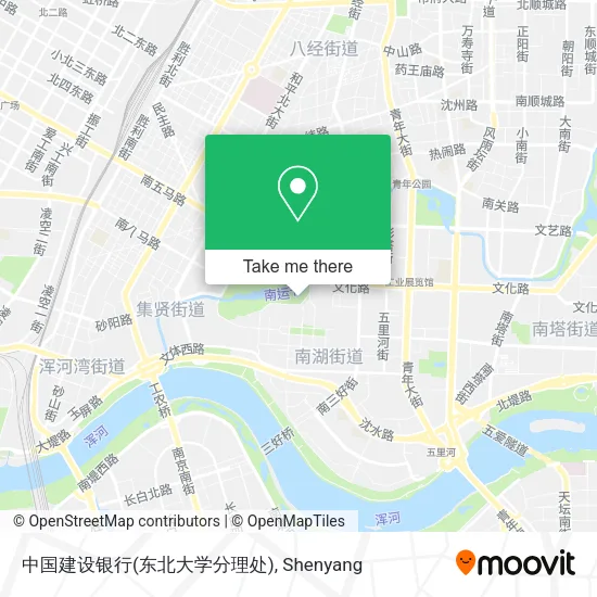 中国建设银行(东北大学分理处) map