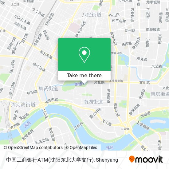 中国工商银行ATM(沈阳东北大学支行) map