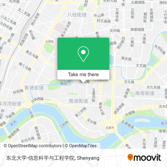 东北大学-信息科学与工程学院 map