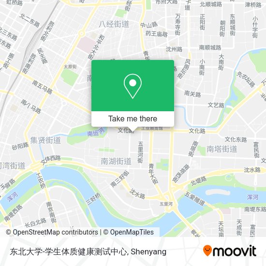 东北大学-学生体质健康测试中心 map