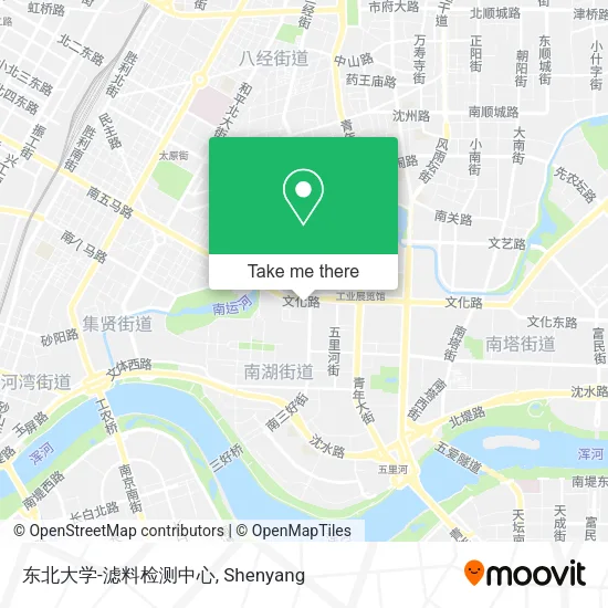 东北大学-滤料检测中心 map