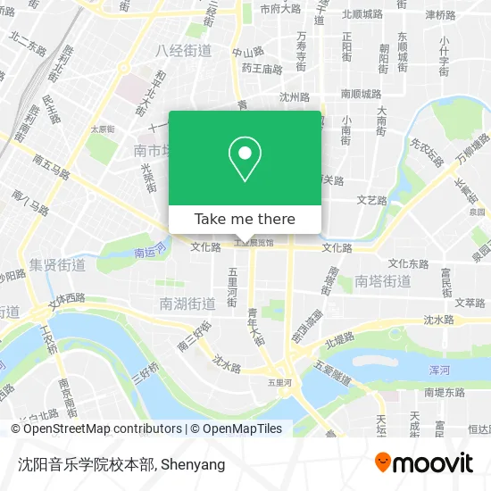 沈阳音乐学院校本部 map