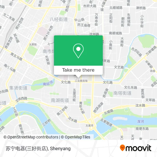苏宁电器(三好街店) map