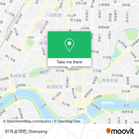 轩琦桌球吧 map