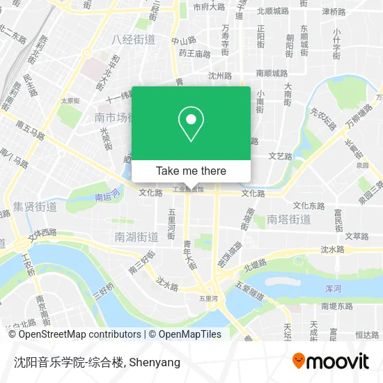 沈阳音乐学院-综合楼 map