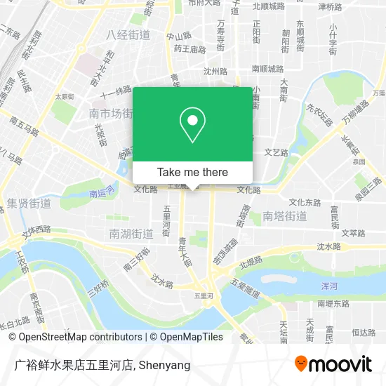 广裕鲜水果店五里河店 map