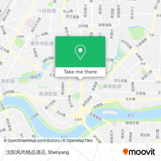 沈阳风尚精品酒店 map