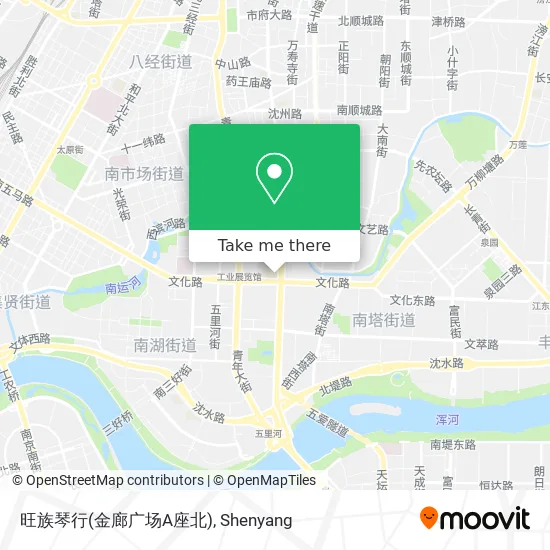 旺族琴行(金廊广场A座北) map