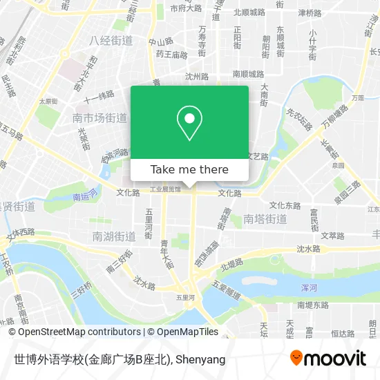 世博外语学校(金廊广场B座北) map