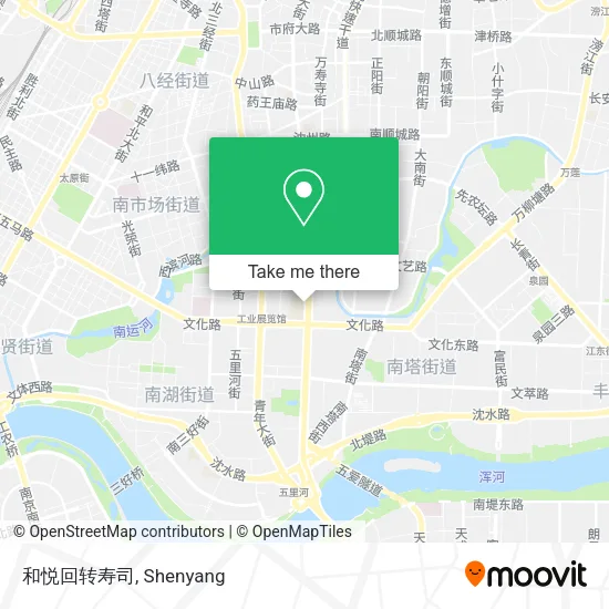 和悦回转寿司 map