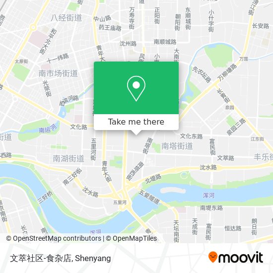 文萃社区-食杂店 map
