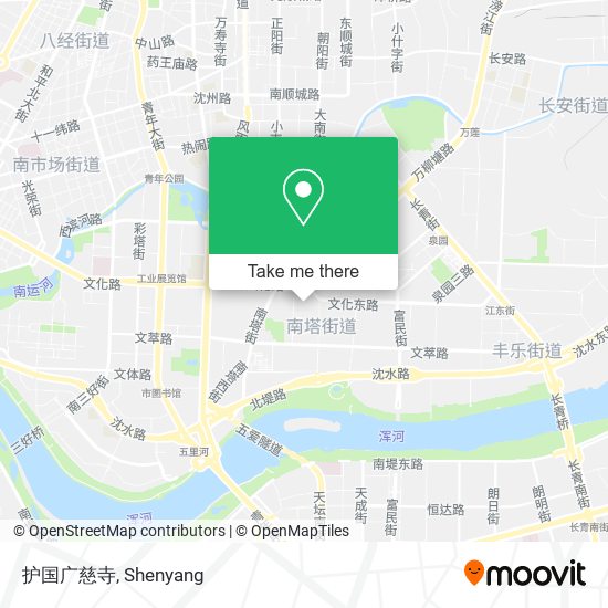 护国广慈寺 map