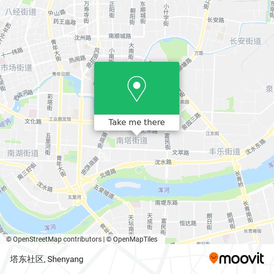 塔东社区 map