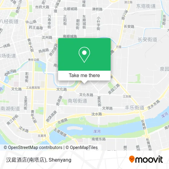 汉庭酒店(南塔店) map