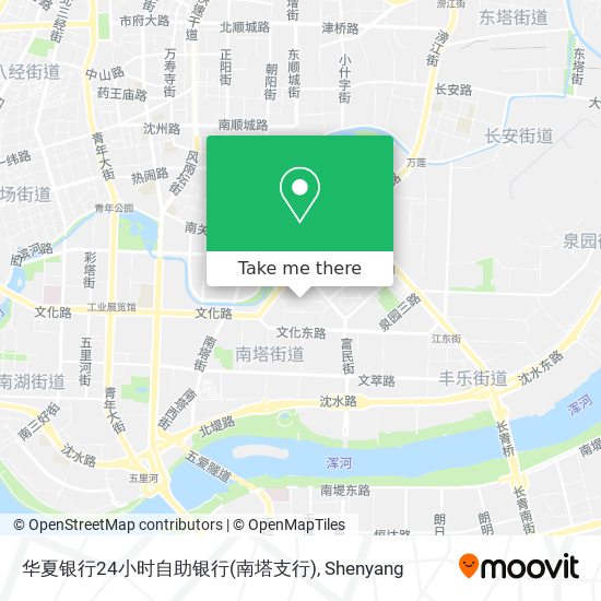 华夏银行24小时自助银行(南塔支行) map