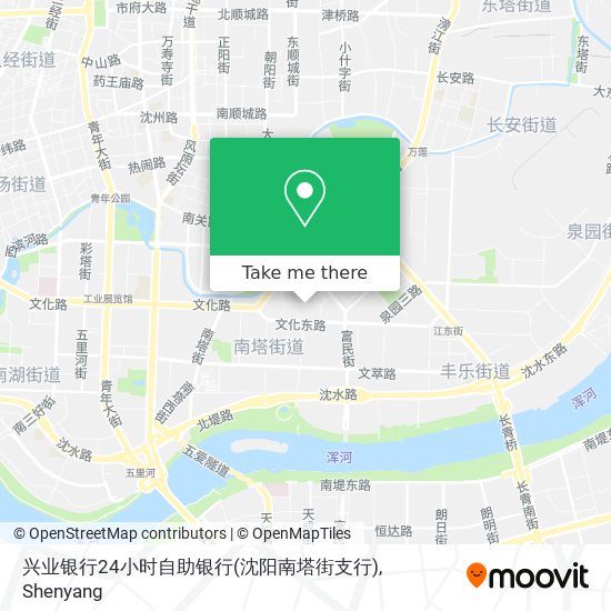 兴业银行24小时自助银行(沈阳南塔街支行) map
