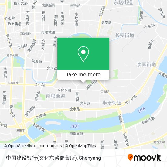 中国建设银行(文化东路储蓄所) map