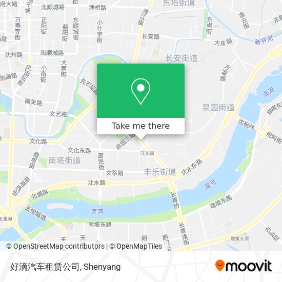 好滴汽车租赁公司 map