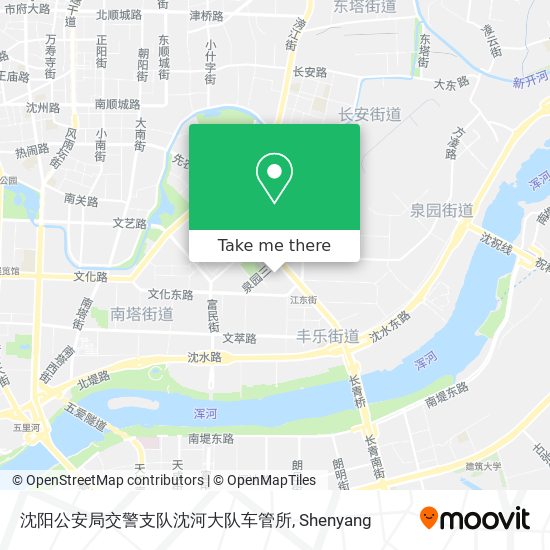 沈阳公安局交警支队沈河大队车管所 map