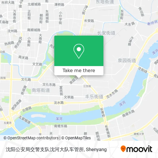 沈阳公安局交警支队沈河大队车管所 map