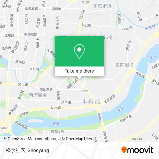 松泉社区 map