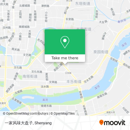 一家风味大盘子 map