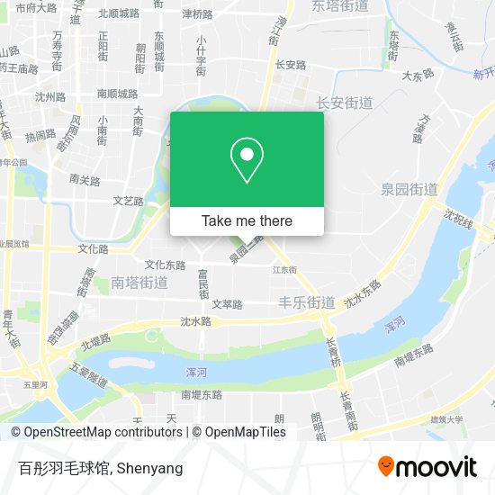 百彤羽毛球馆 map