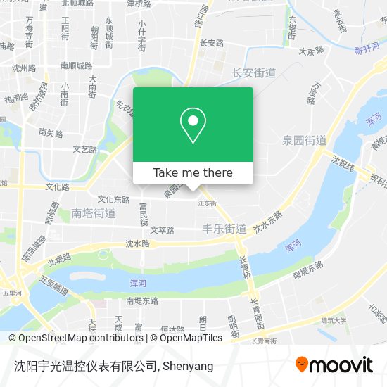 沈阳宇光温控仪表有限公司 map