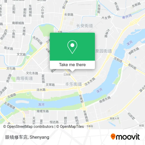 眼镜修车店 map